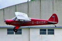 G-BHOM @ EGBP - Piper L-18C-95 Super Cub [18-1391] Kemble~G 02/07/2005 - by Ray Barber