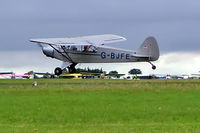 G-BJFE @ EGBP - Piper PA-18-95 Super Cub [18-2022] Kemble~G 02/07/2005 - by Ray Barber
