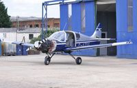 G-AZDG @ EGHH - Just repainted - by John Coates