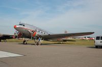 N17334 @ LAL - 1937 Douglas DC3, N17334, at 2014 Sun n Fun, Lakeland Linder Regional Airport, Lakeland, FL - by scotch-canadian