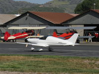 N912KJ @ SZP - 2000 Goodwin PULSAR 912XP, Rotax 912 100 Hp, landing roll Rwy 22 - by Doug Robertson