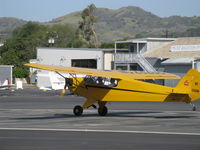 N23266 @ SZP - 1939 Piper J3C-65 CUB, Continental A&C65 65 Hp, landing roll Rwy 22 - by Doug Robertson