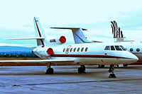 N500BL @ LFSB - Dassault Falcon 50 [66] Basel-Mulhouse~HB 20/09/1984. From a slide. - by Ray Barber