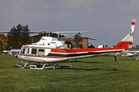 I-MDCV @ EGTC - Bell 412ST [33003] Cranfield~G 03/09/1981. Taken from a slide. - by Ray Barber