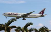 A7-BBD @ MIA - Qatar Airways 777-200LR just started service to Miami - by Florida Metal