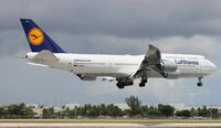 D-ABYJ @ MIA - Lufthansa 747-800 - by Florida Metal