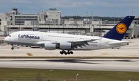 D-AIMD @ MIA - Lufthansa A380 - by Florida Metal