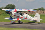 G-BLAF @ EGBR - Stolp SA-900 V-Star at The Real Aeroplane Club's Biplane and Open Cockpit Fly-In, Breighton Airfield UK, June 1st 2014. - by Malcolm Clarke