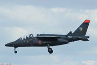E47 @ LFSD - New code: 102-AC and no regular emblem on the tail for Alphajet from EE 2/2 Côte d'Or. This emblem represent the 2E.002 Val de Saône (technical support squadron) - by Thierry BEYL