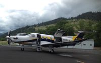 N705MS @ S68 - Doing a Medievac transport from Orofino, ID. - by Mel B. Echelberger