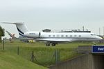 N100ES @ EGGW - Gulfstream Aerospace Corp GVI, c/n: 6014 at Luton - by Terry Fletcher
