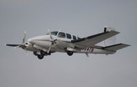 N134TB @ LAL - Beech H50 Twin Bonanza - by Florida Metal