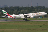 A6-ERO @ EDDL - Airbus 340 Emirates - by Triple777