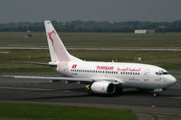 TS-IOP @ EDDL - Boeing 737-600 Tunis Air - by Triple777