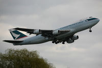 B-HVZ @ EBBR - Boeing 747-200 Cathay Pacific Cargo