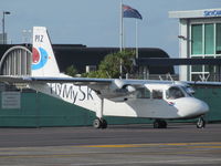ZK-PIZ @ NZAA - Usually one of two parked up ready to go at NZAA outside domestic terminal gate 40 - by magnaman