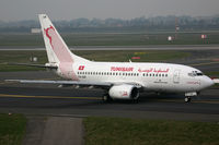 TS-IOR @ EDDL - Boeing 737-600 Tunis Air