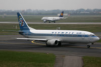 SX-BKE @ EDDL - Boeing 737-400 Olympic Airways