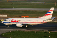 OK-WGD @ EDDL - Boeing 737-500 CSA Czech Airlines