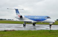 G-RJXK @ EGSH - Just landed on a wet day. - by Graham Reeve