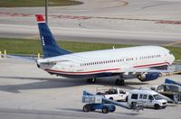 N424US @ MIA - US Airways 737-400 - by Florida Metal