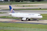 N454UA @ TPA - United A320 - by Florida Metal
