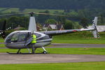 D-HEOP @ EGCW - visitor at Welshpool - by Chris Hall