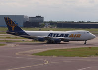 N496MC @ AMS - Taxi to the Cargo gate - by Willem Göebel