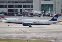 N554UW @ MIA - US Airways A321 - by Florida Metal