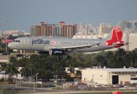 N605JB @ FLL - Jet Blue Boston Red Sox A320 - by Florida Metal