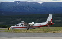 C-GBQD @ CYXY - Taxiing from the fire tanker base at Whitehorse, Yukon. - by Murray Lundberg