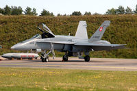 J-5002 @ ESDF - Swiss Air Force F-18C parked at Ronneby Air Base, Sweden - by Henk van Capelle