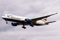 G-YMME @ EGLL - Boeing 777-236ER [30306] (British Airways) Heathrow~G 31/08/2006. On finals 27L. - by Ray Barber