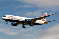 G-YMMG @ EGLL - Boeing 777-236ER [30308] (British Airways) Heathrow~G 01/09/2006. On finals 27L. - by Ray Barber