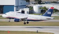 N758US @ FLL - US Airways A319 - by Florida Metal