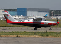 HB-DJR @ LFBO - Taxiing to the General Aviation area... - by Shunn311