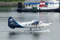 C-FHAA @ CYHC - Harbour Air #309 taxiing to position for takeoff in Coal Harbour. - by M.L. Jacobs