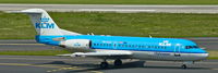 PH-KZA @ EDDL - KLM Cityhopper, is here taxiing at Düsseldorf Int'l(EDDL) - by A. Gendorf