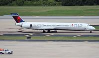 N922DX @ TPA - Delta MD-90 - by Florida Metal