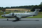 LX-NEW @ EGBT - taxiing out from Turweston - by Chris Hall