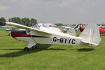 G-BYYC @ EGBR - Hapi Cygnet SF-2A at The Real Aeroplane Company's Biplane and Open Cockpit Fly-In, Breighton Airfield UK, June 1st 2014. - by Malcolm Clarke