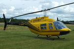 G-ISPH @ EGBT - ferrying race fans to the British F1 Grand Prix at Silverstone - by Chris Hall