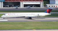 N988DL @ TPA - Delta MD-88 - by Florida Metal