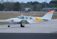 N7044N @ ORL - Beech D55 Baron - by Florida Metal