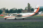 G-BMIC @ BQH - This Rockwell 690B Turbo Commander was seen at Biggin Hill in the Summer of 1979. - by Peter Nicholson