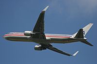 N394AN @ LFPG - Boeing 767-323, Take off rwy 27L, Roissy Charles De Gaulle airport (LFPG-CDG) - by Yves-Q