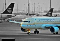 HZ-AS32 @ OEJN - Taxi out to runway 34L at jeddah Airport - by Odai Ayyad