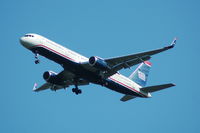 N205UW @ EGCC - US Airways Boeing 757-23N N205UW on approach to Manchester Airport. - by David Burrell