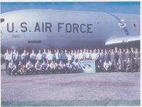 62-3567 - Assigned to 28 Air Refueling Squadron in the late 1960's and early 70's. Pictured here with many of the personnel that flew this aircraft during this era. - by Ken Carpenter