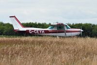 G-CEYH @ EGFH - Visiting Cessna 152 operated by Cornwall Flying Club. - by Roger Winser